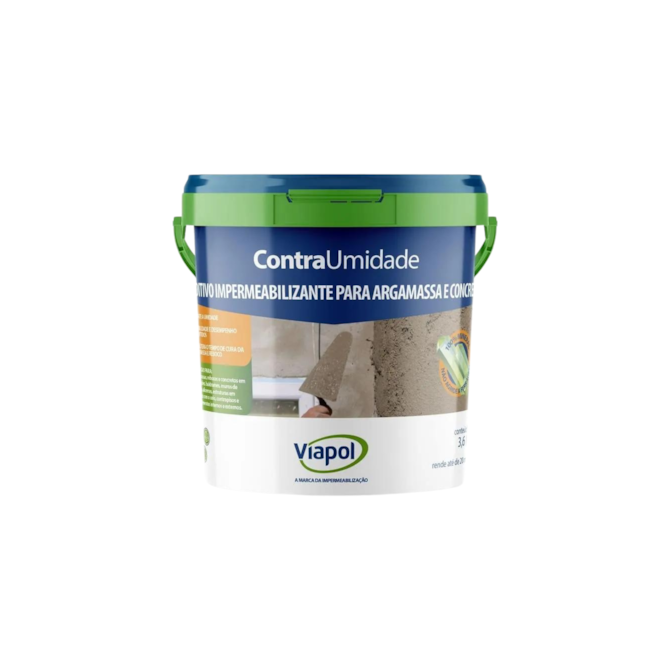 Aditivo P/ Argamassa Contra Umidade 3,6L Viapol