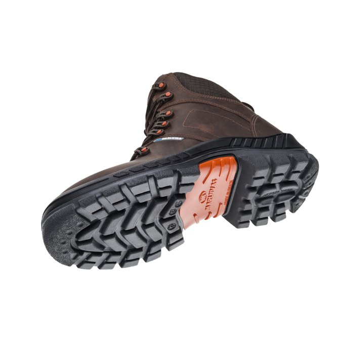 BOTINA DE COURO NUBUCK CLIMATECH 75BPR26 CLICNP MARROM CAFÉ PREMIER PLUS MARLUVAS