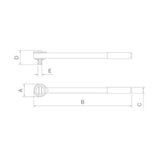 CATRACA ENCAIXE 3/4'' 20'' PRO TRAMONTINA