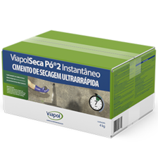 Cimento de Secagem Ultrarrápida Viapolseca Pó 2 4KG Viapol