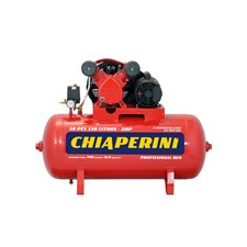 Compressor de ar média pressão 10 pcm 110 litros-Chiaperini