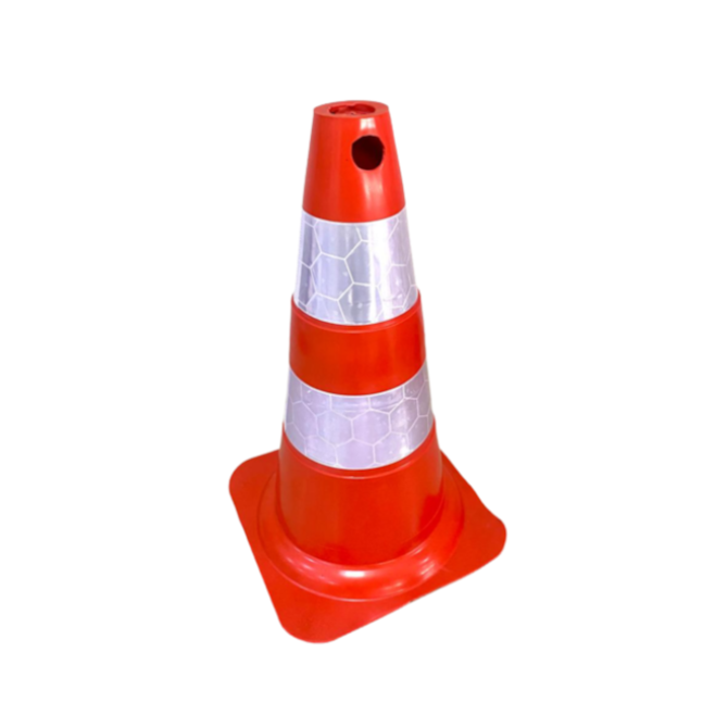 Cone De Sinalização 50 cm Plastcor