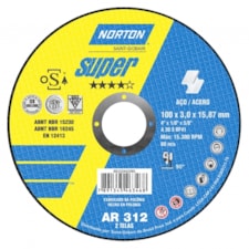 Disco Corte Super AR312 115X3.0X22.23mm Norton