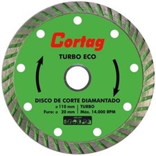 Disco de Corte Diamantado Turbo Eco - Cortag