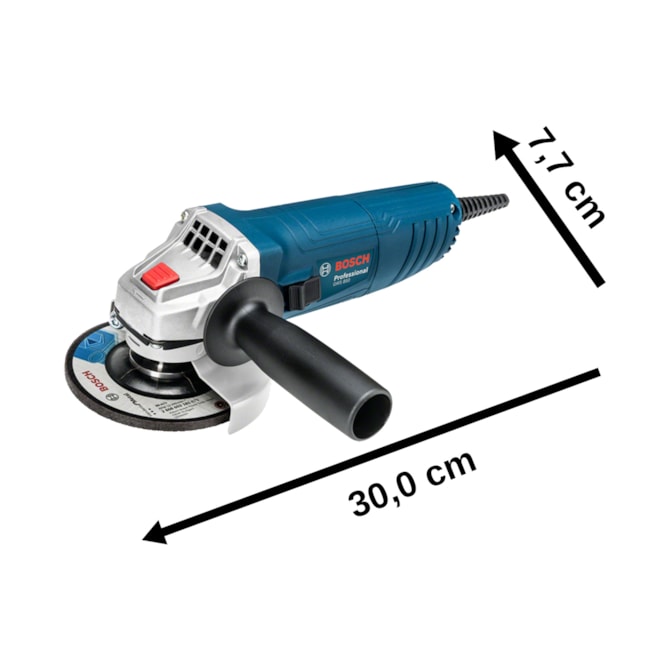 ESMERILHADEIRA ANGULAR DE 4 1/2'' GWS 850 850W 127V BOSCH