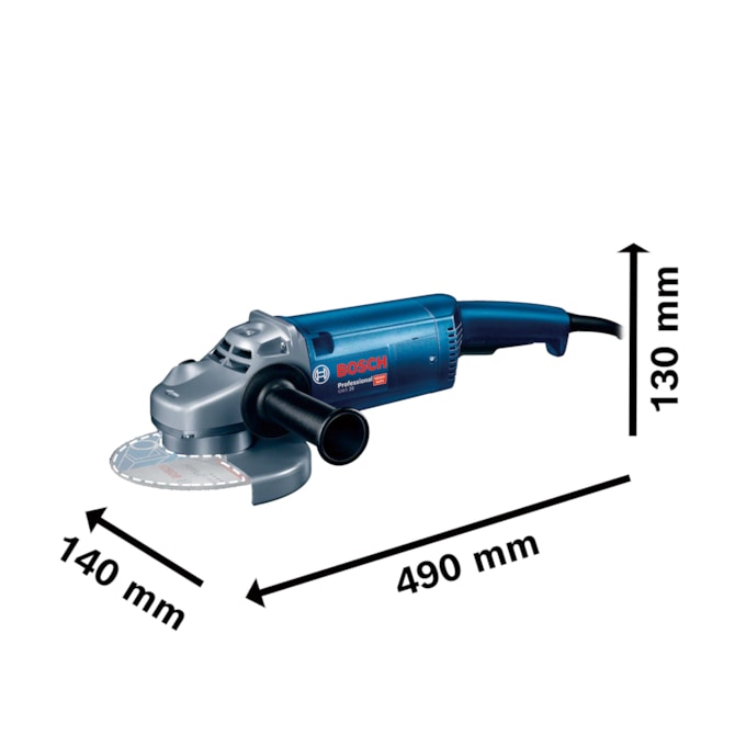 ESMERILHADEIRA ANGULAR DE 7'' GWS 20-180 2000W 127V BOSCH