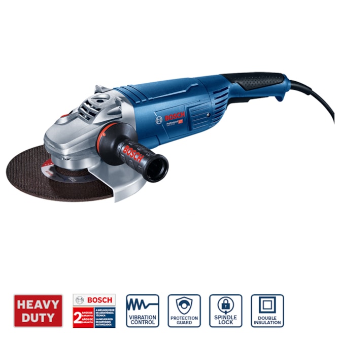 ESMERILHADEIRA ANGULAR DE 9''  GWS 22-230 2200W 220V BOSCH