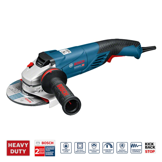 Esmerilhadeira Angular GWS 18-125 PL 1800W - Bosch