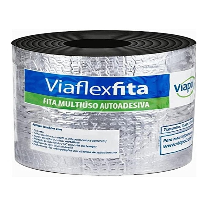 Fita Viaflex Sleeve 15cm X 10m Viapol