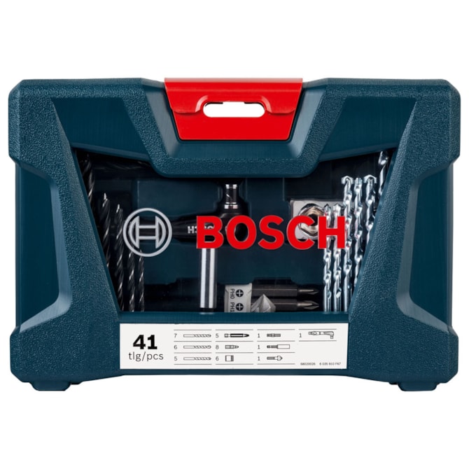 Kit de Acessórios V-Line Com 41 Peças - Bosch