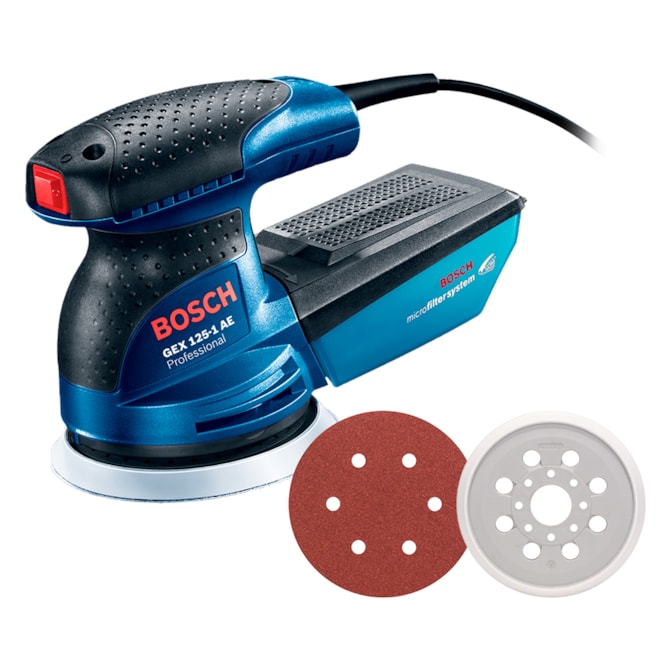 LIXADEIRA ORBITAL GEX 125-1 AE 250W 220V BOSCH