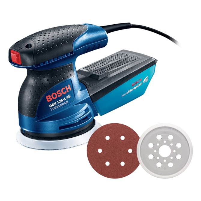 LIXADEIRA ORBITAL GEX 125-1 AE 250W BOSCH