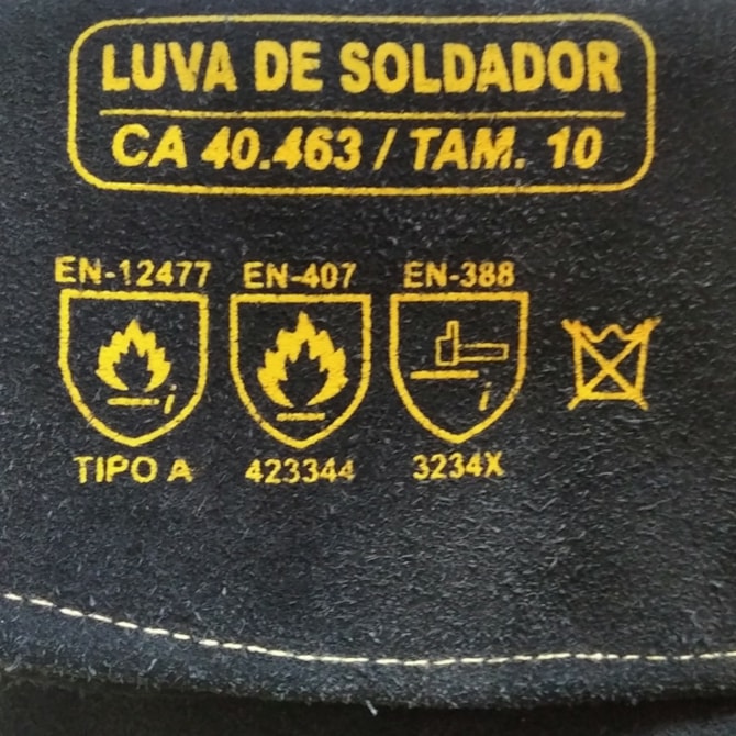 Luva de Soldagem Heavy Duty Black ESAB