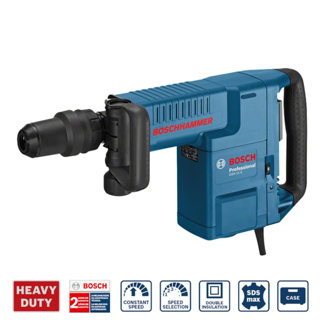 MARTELO DEMOLIDOR GSH 11 E 1500W 18,6J EPTA BOSCH