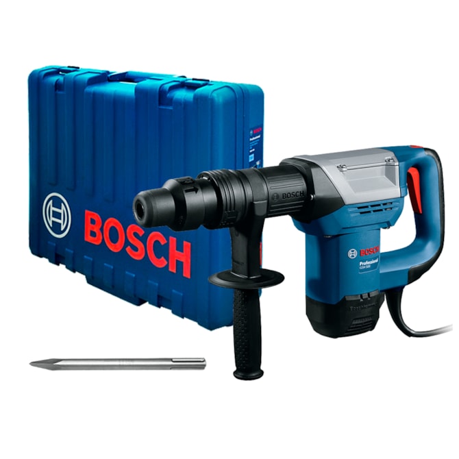 MARTELO ROMPEDOR GSH 500 1100W C/ CINZEL E MALETA BOSCH