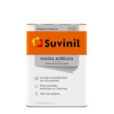 MASSA ACRÍLICA 25 KG SUVINIL