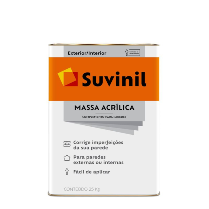 MASSA ACRÍLICA 25 KG SUVINIL