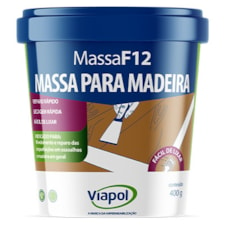 Massa Calafetar F12 Castanho 400Gr Viapol