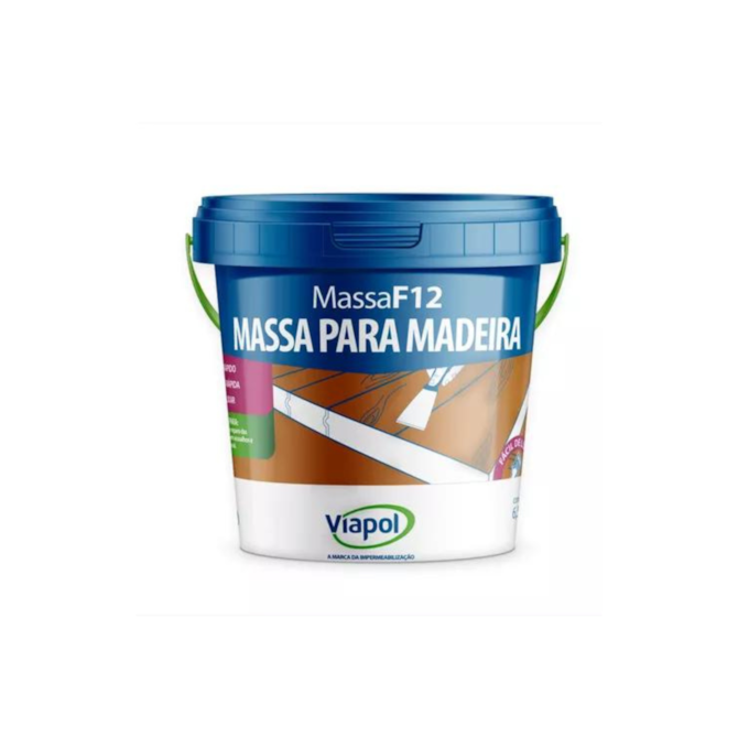 Massa Calafetar F12 Para Madeira Branca 6,5Kg Viapol