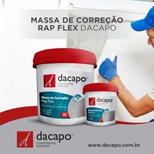 MASSA DE CORRECAO RAP FLEX 25KG DACAPO
