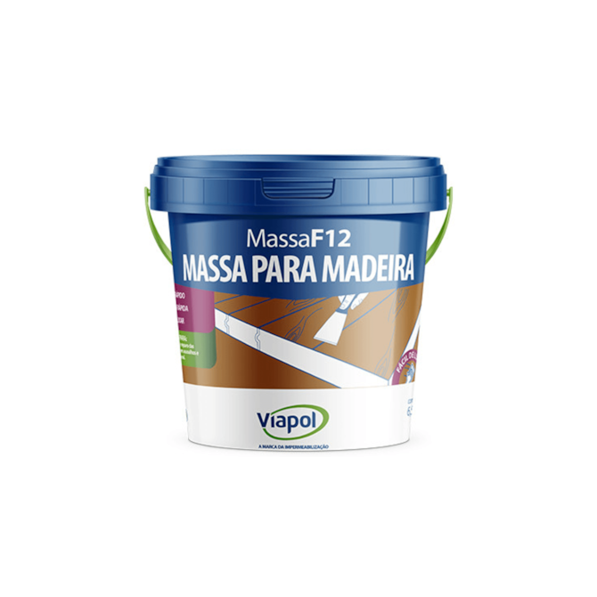 Massa F12 P/ Madeira Castanho 6,5KG Viapol