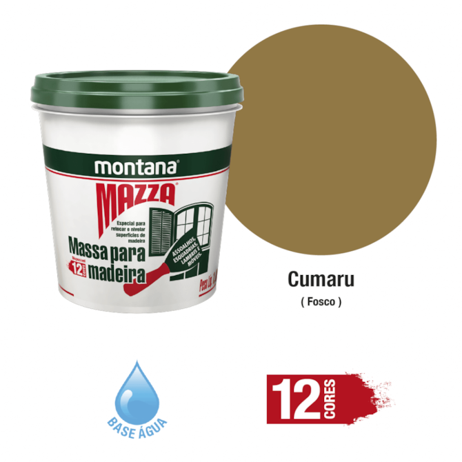 MASSA P/ MADEIRA CUMARU 400G MONTANA