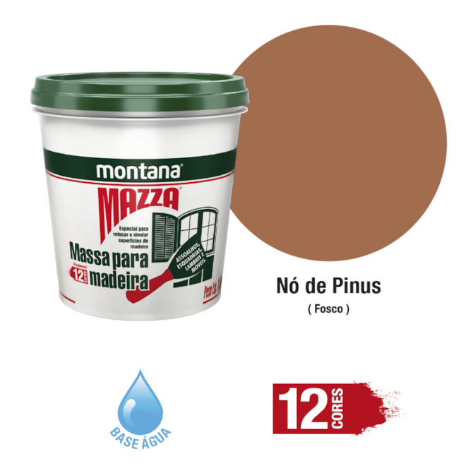 MASSA P/ MADEIRA NÓ DE PINUS 220G MONTANA