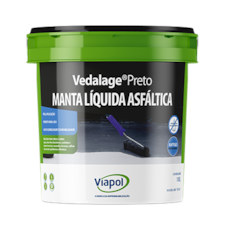 Membrana Líquida Vedalage Preto 18L Viapol