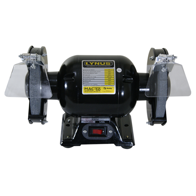 Moto Esmeril MAC-50 360W Monofásico 127v - Lynus