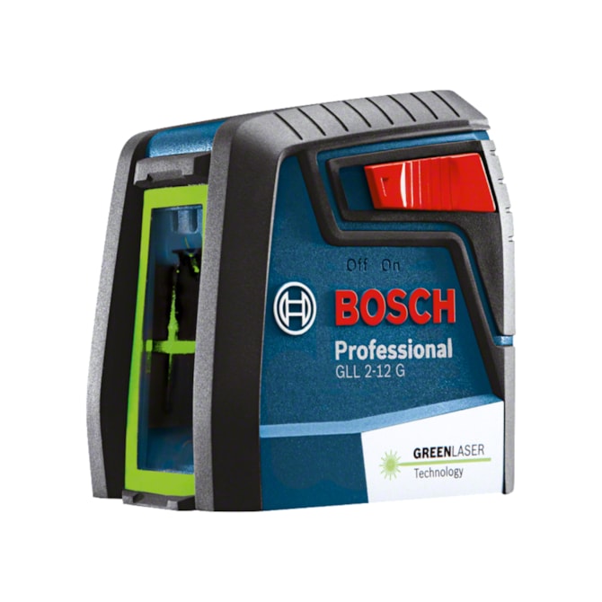 Nível a Laser Verde GLL 2-12 G Alcance 12m C/ Suporte Bosch