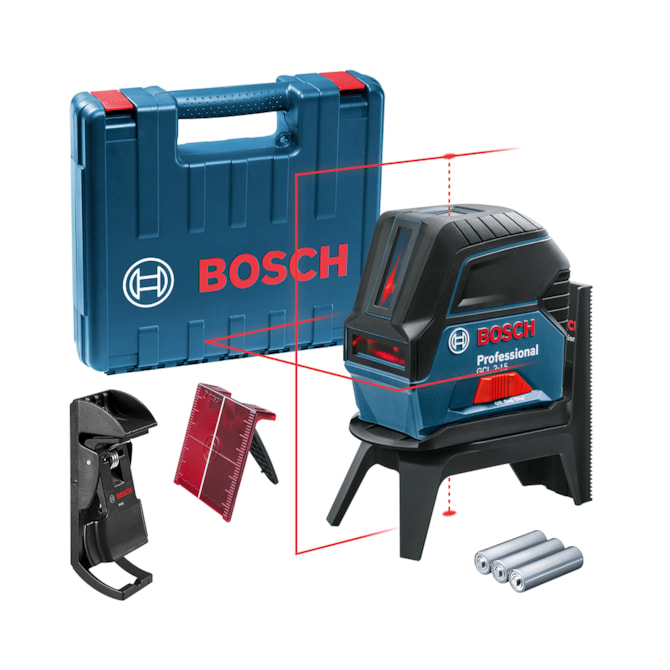 NÍVEL LASER VERMELHO GCL 2-15 15M BOSCH