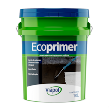 Primer Base D'água Ecoprimer Marrom Escuro 18L Viapol