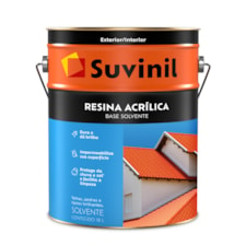 RESINA ACRÍLICA SOLVENTE INCOLOR 18L SUVINIL