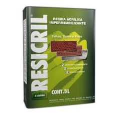 Resina Resicril Incolor Brilhante 5L Hydronorth