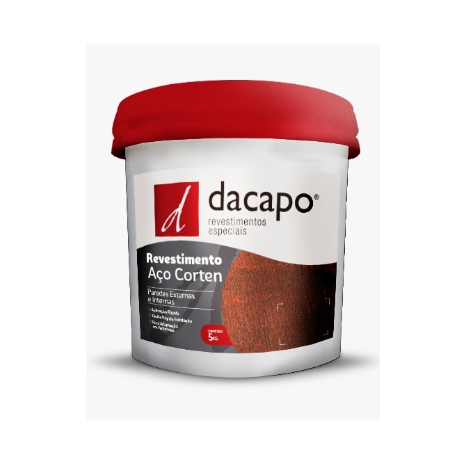 REVESTIMENTO AÇO CORTEN 5KG DACAPO