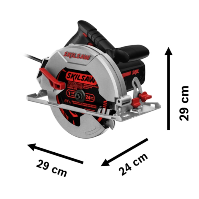 SERRA CIRCULAR 5402 1400W 127V COM DISCO 24 DENTES SKIL