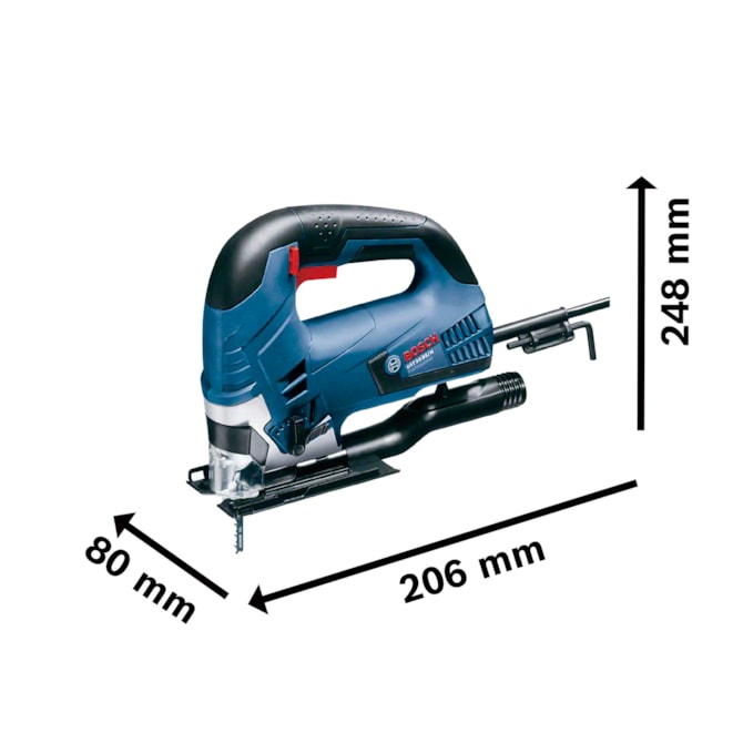 Serra Tico-Tico GST 90 BE 650W 127V 1 lâmina e maleta Bosch