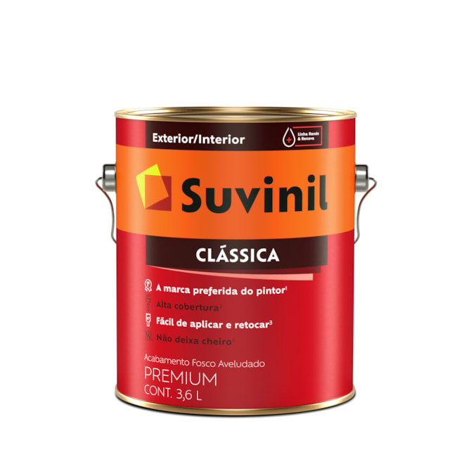 Tinta Clássica Branco Neve 3,6L Suvinil