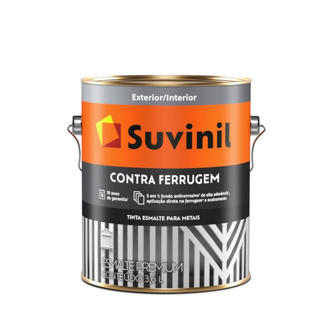 Tinta Esmalte Contra Ferrugem Azul Del Rey 3,6L Suvinil