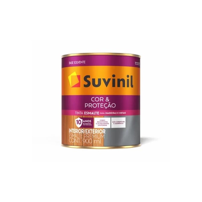 Tinta Esmalte Cor & Proteção Alumínio Brilhante 0,9L Suvinil