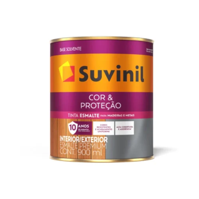 Tinta Esmalte Cor & Proteção Alumínio Brilhante 0,9L Suvinil