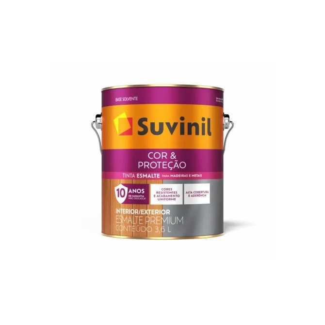 Tinta Esmalte Cor & Proteção Alumínio Brilhante 3,6L Suvinil 