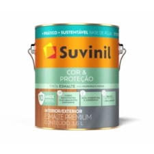 Tinta Esmalte Cor & Proteção Base Água Branco Acetinado 3,6L Suvinil