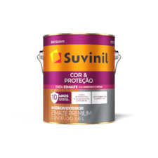 Tinta Esmalte Cor & Proteção Branco Acetinado 3,6L Suvinil