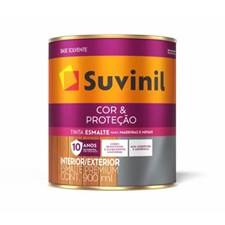 Tinta Esmalte Cor & Proteção Cinza Médio Bril 0,9L Suvinil