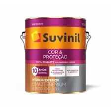 Tinta Esmalte Cor & Proteção Cinza Médio Bril 3,6L Suvinil