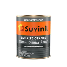 Tinta Esmalte Cor & Proteção Grafite Claro Fosco 0,9L Suvinil