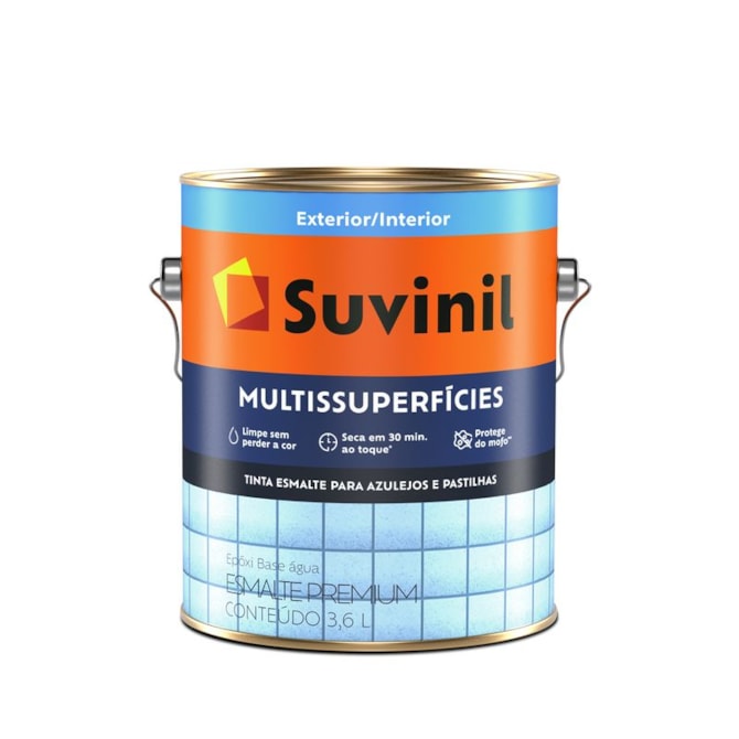 Tinta Esmalte Multissuperfícies Branco 3,6L Suvinil