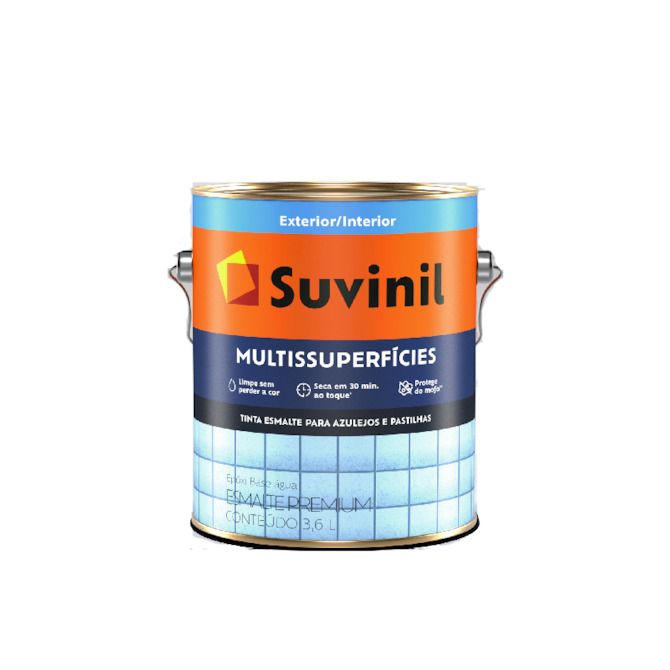 Tinta Esmalte Multissuperfícies Branco 3,6L Suvinil