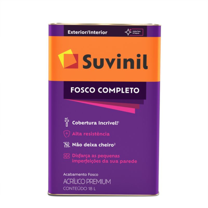  Tinta Fosco Completo Branco Neve 18L Suvinil